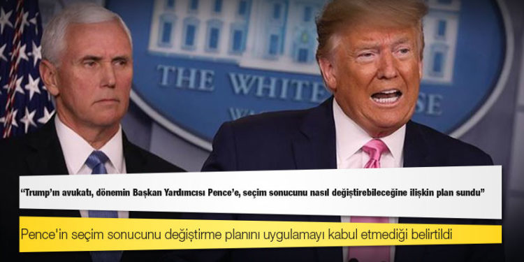İddia: Trump'ın avukatı, dönemin Başkan Yardımcısı Pence'e, seçim sonucunu nasıl değiştirebileceğine ilişkin plan sundu