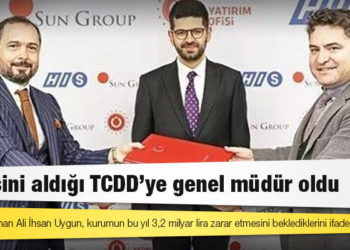İhalesini aldığı TCDD’ye genel müdür oldu
