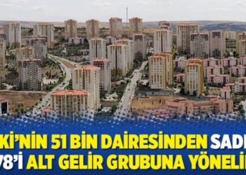 &lsquo;TOKİ&rsquo;nin 51 bin dairesinden sadece 678&rsquo;i alt gelir grubuna y&ouml;nelik&rsquo;