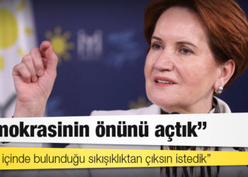 “Başbakanlığa adayım” açıklaması tartışma yaratan Akşener: Demokrasinin önünü açtık