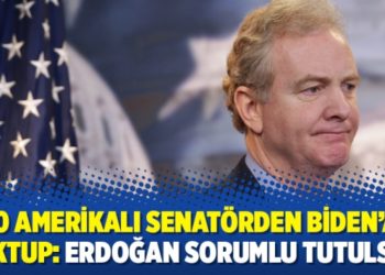 10 Amerikalı senat&ouml;rden Biden&rsquo;a mektup: Erdoğan sorumlu tutulsun