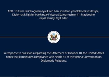 10 büyükelçilikten 'Viyana Sözleşmesi' mesajı