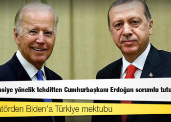 10 senatörden Biden'a Türkiye mektubu: Demokrasiye yönelik tehditten Cumhurbaşkanı Erdoğan sorumlu tutulsun