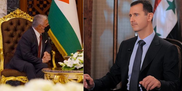 Suriye’de iç savaşın başlamasından bu yana Ürdün Kralı Abdullah ile Beşar Esad arasında ilk telefon