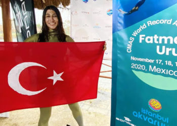 Dünya rekortmeni dalışçı Fatma Uruk: Milli takım kampımda, psikolojik şiddet ve ayrımcılığa maruz kalmaktayım