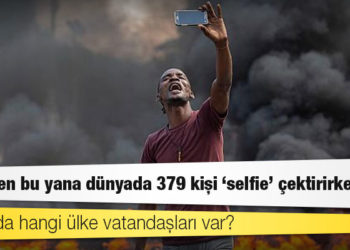 2008’den bu yana dünyada 379 kişi ‘selfie’ çekerken öldü, ilk sırada hangi ülke vatandaşları var?