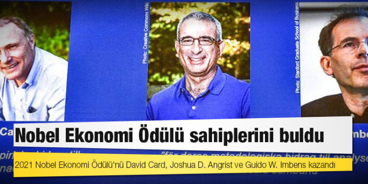 2021 Nobel Ekonomi Ödülü'nü David Card, Joshua D. Angrist ve Guido W. Imbens kazandı