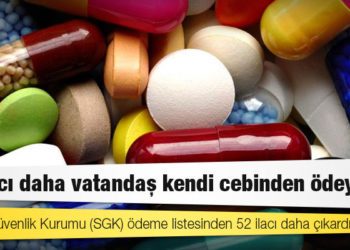 52 ilacı daha vatandaş kendi cebinden ödeyecek
