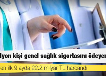 7.6 milyon kişi genel sağlık sigortasını ödeyemiyor; bütçeden ilk 9 ayda 22.2 milyar TL harcandı