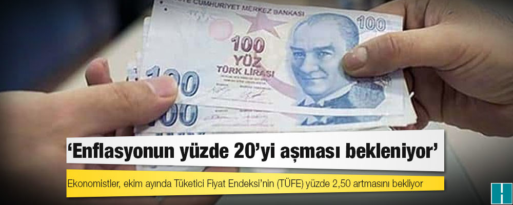 AA anketi: Enflasyonun yüzde 20’yi aşması bekleniyor