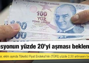 AA anketi: Enflasyonun yüzde 20’yi aşması bekleniyor