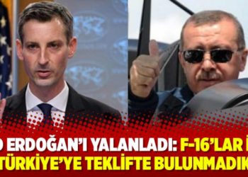 ABD Erdoğan&rsquo;ı yalanladı: F-16&rsquo;lar i&ccedil;in T&uuml;rkiye&rsquo;ye teklifte bulunmadık