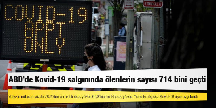 ABD'de Kovid-19 salgınında ölenlerin sayısı 714 bini geçti