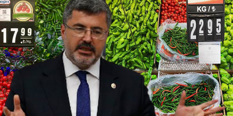 AKP'li Özkaya: Nasıl ki 146 bin liradan 5 milyon liraya otomobil varsa, 5 liradan 20 liraya kadar domates de var