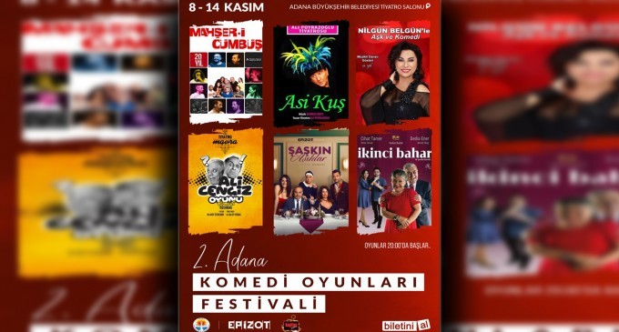 Adana'da Komedi Oyunları Festivali düzenlenecek