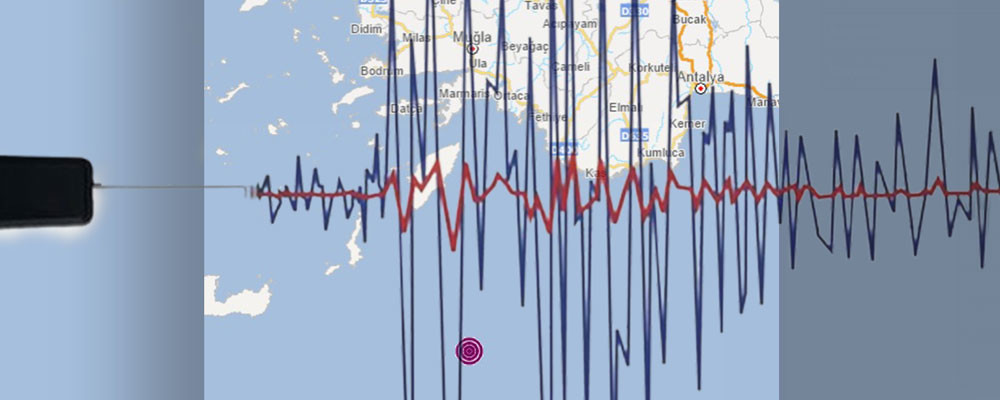 Akdeniz'de Kaş açıklarında 6.1 büyüklüğünde deprem