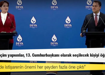 Akşener ve Babacan'dan ortak basın toplantısı: Erken seçim yapsınlar, 13. Cumhurbaşkanı olarak seçilecek kişiyi öğrenirler
