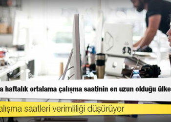 Avrupa'da haftalık ortalama çalışma saatinin en uzun olduğu ülke Türkiye