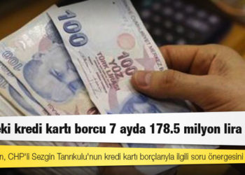Bakan Elvan açıkladı: Takipteki kredi kartı borcu 7 ayda 178.5 milyon lira arttı
