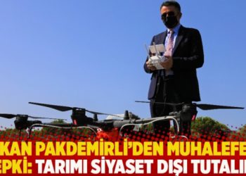 Bakan Pakdemirli'den muhalefete tepki: Tarımı siyaset dışı tutalım