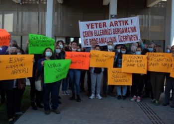 Bergama'da esnaftan AKP’li belediyeye tepki