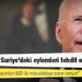 Biden: Türkiye'nin Suriye'deki eylemleri tehdit oluşturuyor