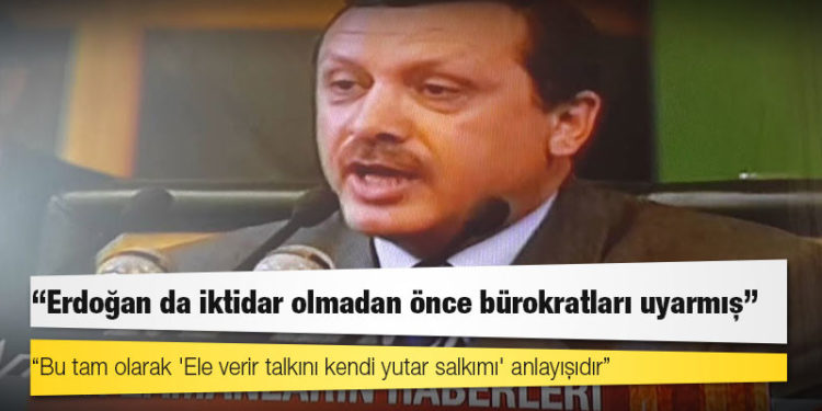 CHP'li Kaya Erdoğan'ın 2001'deki konuşmasını paylaştı: Erdoğan da iktidar olmadan önce bürokratları uyarmış