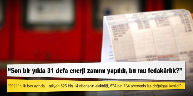 CHP’li Akın’dan Erdoğan’a: Son bir yılda 31 defa enerji zammı yapıldı, bu mu fedakârlık?