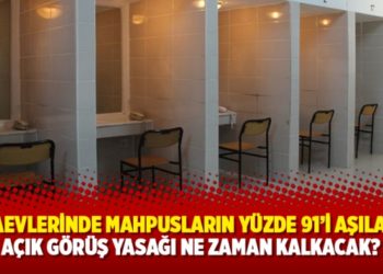 Cezaevlerinde mahpusların y&uuml;zde 91&rsquo;i aşılandı: A&ccedil;ık g&ouml;r&uuml;ş yasağı ne zaman kalkacak?