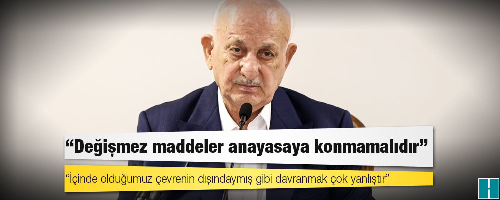 Cumhurbaşkanlığı YİK Başkanvekili İsmail Kahraman'dan "dindar anayasa" çağrısı: Değişmez maddeler anayasaya konmamalıdır