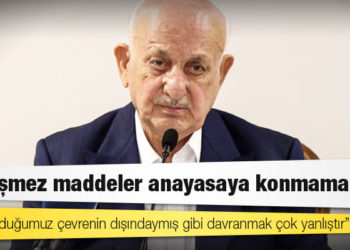 Cumhurbaşkanlığı YİK Başkanvekili İsmail Kahraman'dan "dindar anayasa" çağrısı: Değişmez maddeler anayasaya konmamalıdır