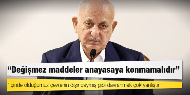 Cumhurbaşkanlığı YİK Başkanvekili İsmail Kahraman'dan "dindar anayasa" çağrısı: Değişmez maddeler anayasaya konmamalıdır