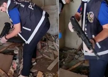 Darbe gecesi kaybolan silahlardan mı? İstanbul'da metruk bir binada gizlenmiş 'MP5' bulundu