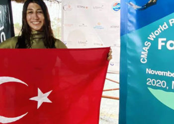 Dünya rekortmeni dalışçı Fatma Uruk: Milli takım kampımda, psikolojik şiddet ve ayrımcılığa maruz kalmaktayım