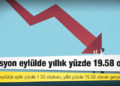 Enflasyon eylülde yıllık yüzde 19.58 oldu