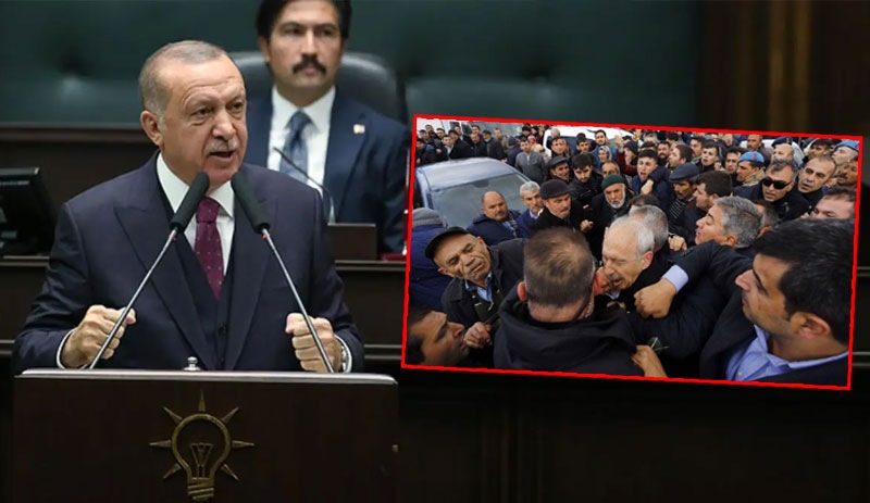 Erdoğan'dan 'tezkere' tepkisi: Kılıçdaroğlu'na Çubuk'ta yapılan saldırının görüntülerini izletti