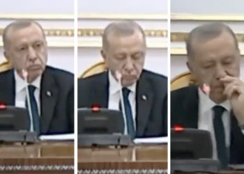 Erdoğan, Angola Cumhurbaşkanıyla ortak toplantıda uyuyakaldı