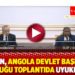 Erdoğan, Angola devlet başkanının olduğu toplantıda uyukladı