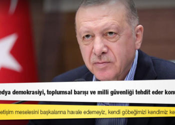 Erdoğan: Medya ve iletişim meselesini başkalarına havale edemeyiz, kendi göbeğimizi kendimiz kesmeliyiz