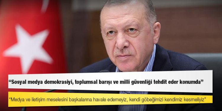 Erdoğan: Medya ve iletişim meselesini başkalarına havale edemeyiz, kendi göbeğimizi kendimiz kesmeliyiz