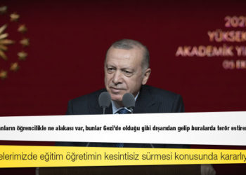Erdoğan: Parklarda yatanların öğrencilikle ne alakası var, bunlar Gezi'de olduğu gibi dışarıdan gelip buralarda terör estiren teröristler