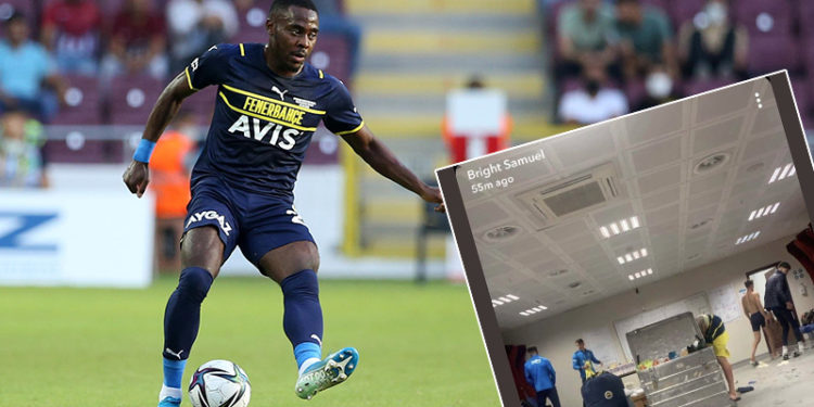 Fenerbahçeli futbolcu Osayi Samuel'den hakemlere küfür