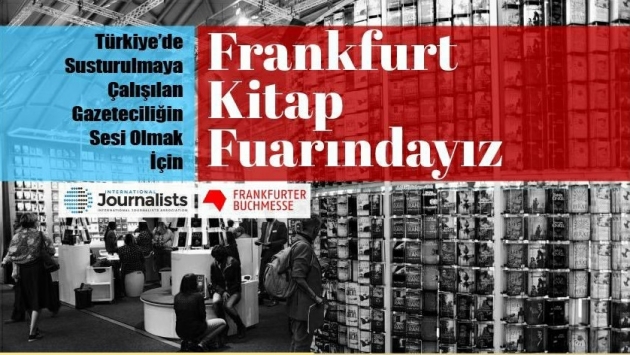 Frankfurt Kitap Fuarı başlıyor: IJA, Türkiye'de susturulan gazetecilerin sesi olacak