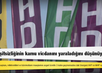 HDP'nin, Cumhurbaşkanı ve milletvekillerin maaşlarının asgari ücretin 3 katını geçmemesine dair önergesi AKP ve MHP oylarıyla reddedildi