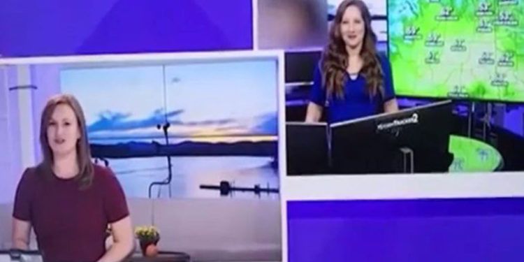 Haber bülteninde görüntüler karıştı, cinsel içerikli görüntüler ekrana yansıdı