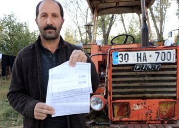 Hakkarili çiftçi: Hiç gitmediğim İstanbul, Ankara ve Aydın'dan trafik cezaları geldi