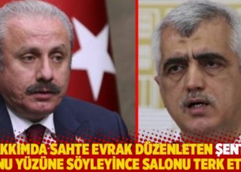 "Hakkımda sahte evrak düzenleten Şentop bunu yüzüne söyleyince salonu terk etti"