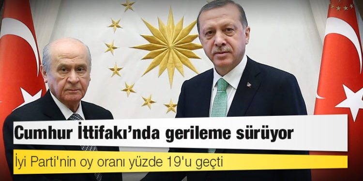 KONDA anketi: İyi Parti'nin oy oranı yüzde 19'u geçti; Cumhur İttifakı’nda gerileme sürüyor