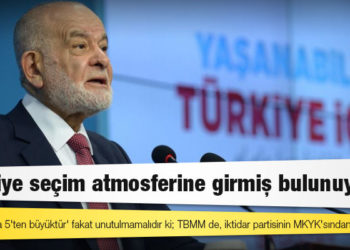 Karamollaoğlu: Türkiye seçim atmosferine girmiş bulunuyor