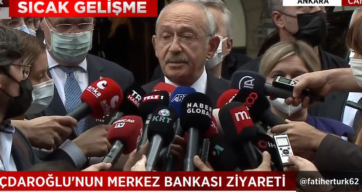 Kavcıoğlu ile görüşen Kılıçdaroğlu, Erdoğan’a seslendi: Merkez Bankası’nın kurumsal kimliğine saygı göster
